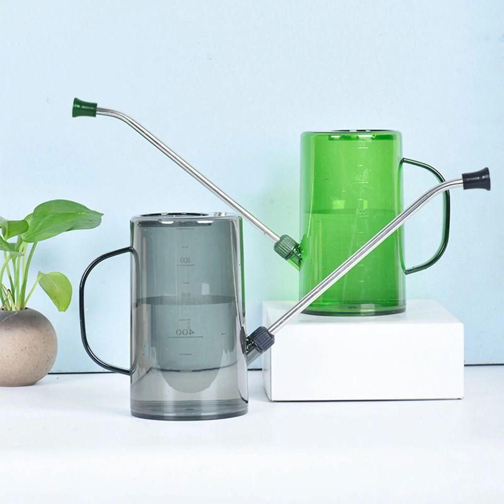 Небьющийся длинный носик лейка горшок пластиковый разбрызгиватель растений современный маленький лейка для дома