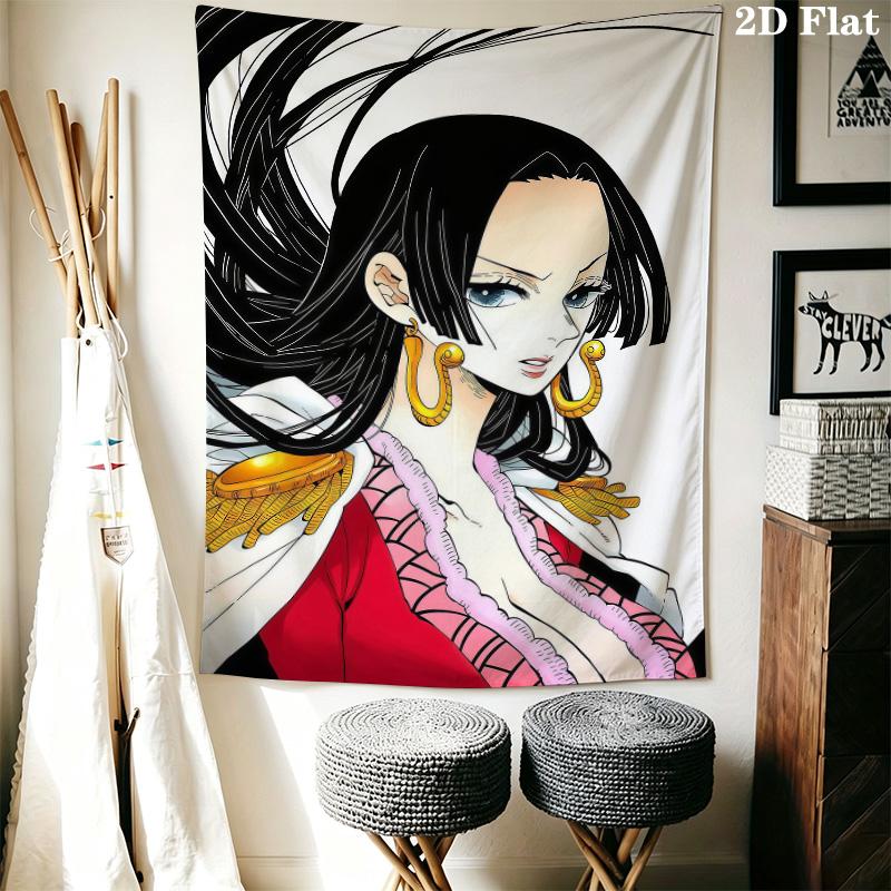 Nico Robin Wall Tapestry Aesthetic Wall Hanging Printed Fabric Blanket Decorative Tapestries For Bedroom Living Room Home Decor