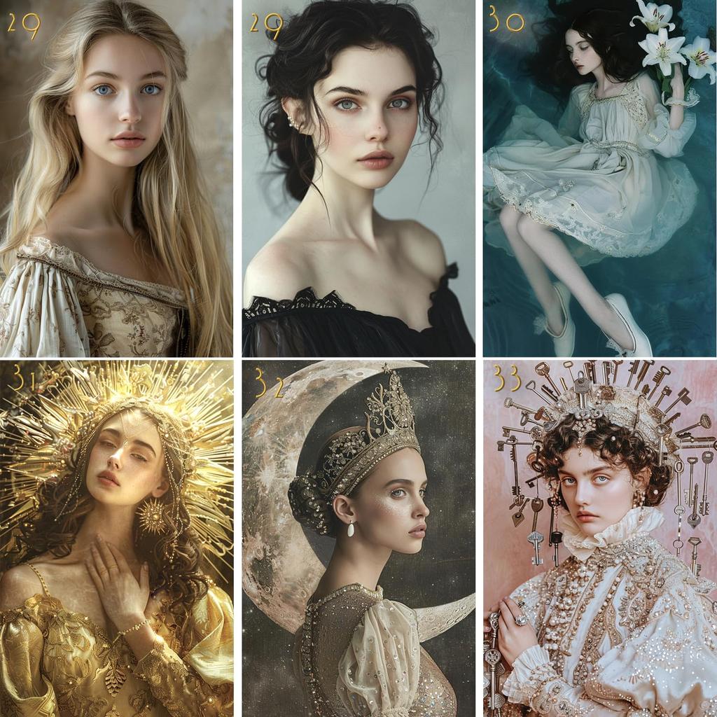 [Officially Imported, Limited Quantity] New Vision Lenormand | Lenormand Cards, 39-Piece Set [Includes Drawstring Pouch] | 62 X 100mm Black Cardstock