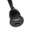 Прочный автомобильный USB 2.0 - AUX кабель