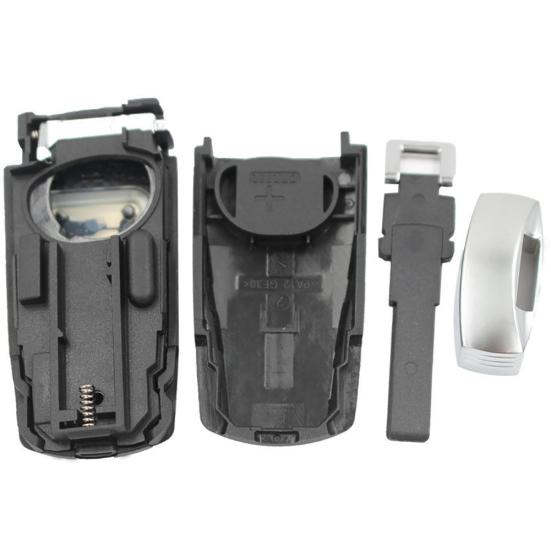 3 Buttons Car Key Spare Case Smart Fob Blank Shell For Passat B6