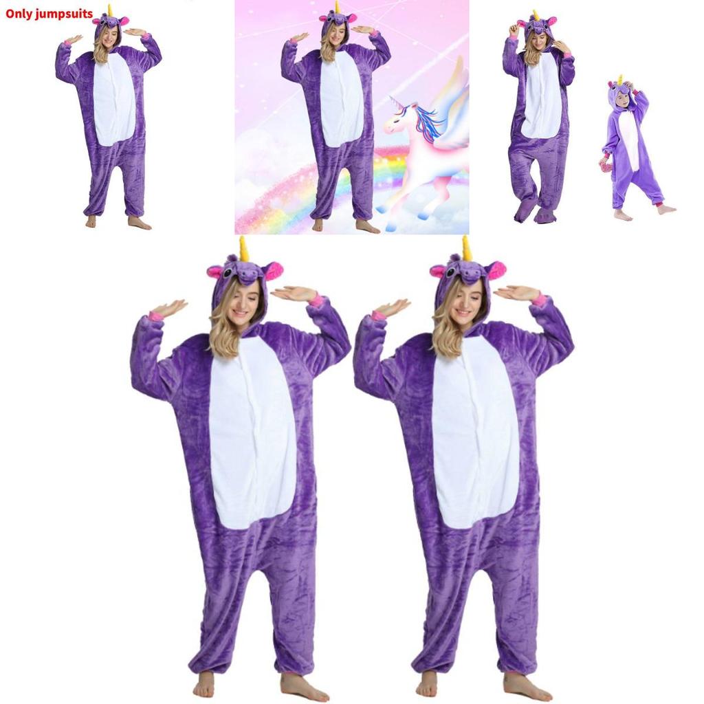 Unicorn Pajama Onesie For Women With Thick Polyester Fabric For Cozy Home Wear