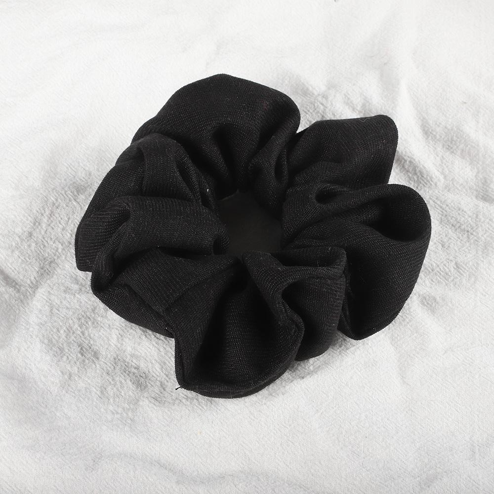 Fashion Winter Fabric Large Hair Scrunchies Elastic Hair Bands Women Girls Ponytail Holder Hair Ties Hair Accessories New