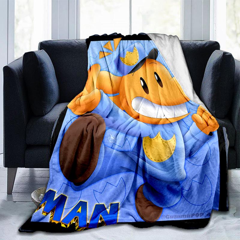 Dog Man And Friends Adventure Blanket Suitable for Sofas, Beds, Offices, And Camping - Perfect Gift for Halloween Christmas