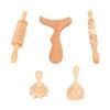 5 In 1 Wood Massage Tools Kit Lymphatic Drainage Health Care Body Sculpting Cellulite Massage