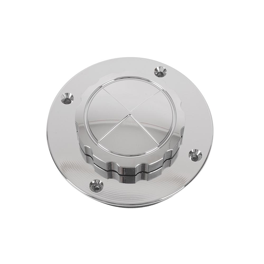 MOTO4U For BMW K1100 K100 K75 K75S K1 Motorcycle Accessories Fuel Tank Cap Cover CNC Aluminum Gas Cover Chrome Cafe Racer