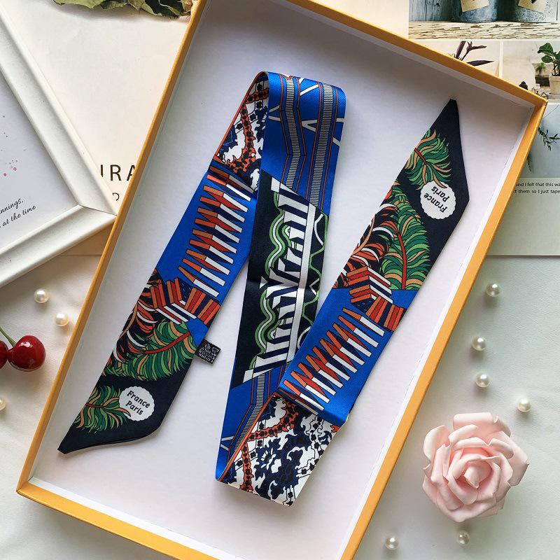 2024 Silk Twilly Scarf: Stylish Ribbon for Bag Handles & Hair