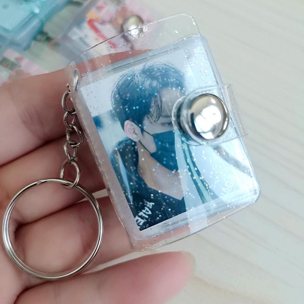 Цветная карточка желе, мини-фотоальбом, держатель для фотографий, брелок для фотографий, держатель для карточек, альбомы