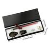 Calligraphy Glass Dip Pen and Inks Set with Replaceable Pen Tip and Metal Pen Holder for Writing Invitation Scrapbooking