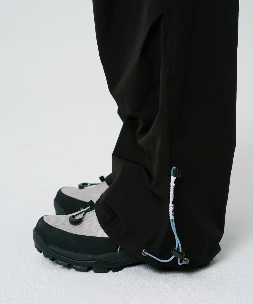 SANRO [Unisex] Side String Pants - Black