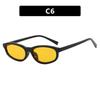 New Retro Square Cat Eye Sunglasses For Women  Trendy Small Narrow Sunnies Unisex Women Glasses