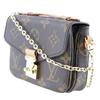 Louis Vuitton Плечевая сумка Micro Metis M81267 Коричневый Monogram canvas Женская Б/у