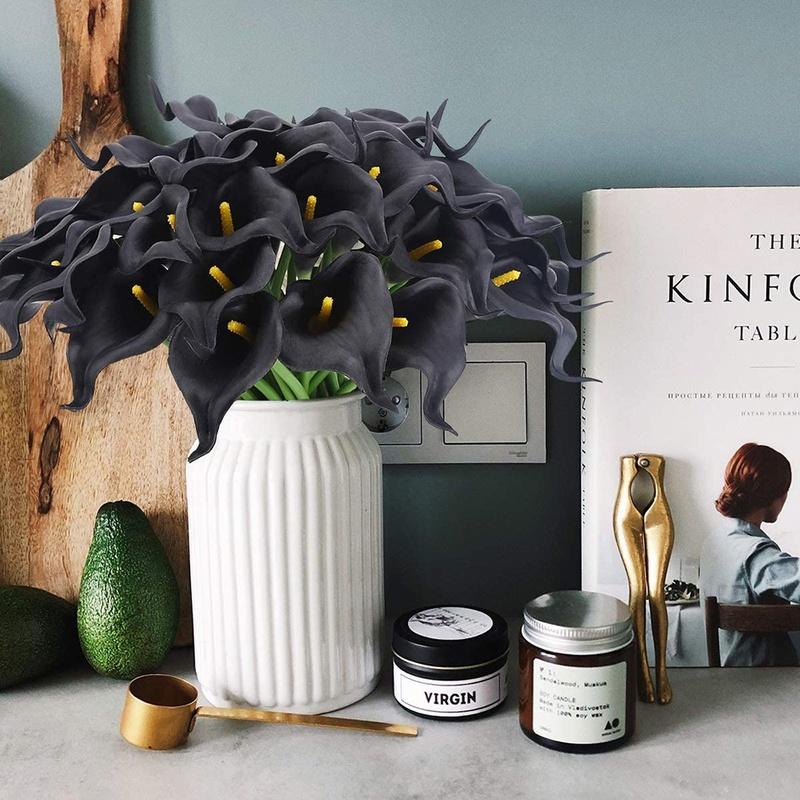 10 шт., настоящие сенсорные Каллы, искусственные цветы, букет Каллы для свадьбы, свадебный домашний цветок, украшение