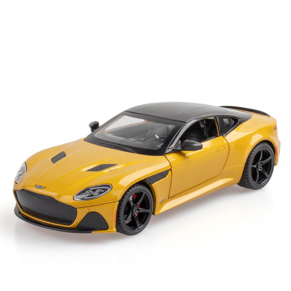 1:22 масштаб DBS спортивная модель автомобиля игрушка металлическая литая миниатюра роскошь музыка свет инерционный автомобиль модели мальчиков декоративные подарки