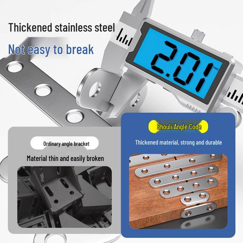 Соединительный уголок из нержавеющей стали L-образной формы