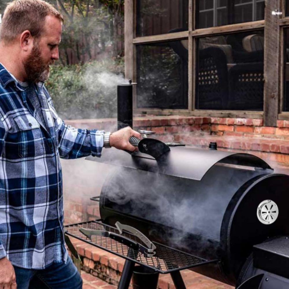 Adjustable BBQ Grill Smoker Round Exhaust Vent Exhaust Port Air Vent Grille BBQ Accessories