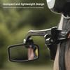 Rearview Bicycle Helmet Mirror Multi Angle Adjustable Bicycle Cycling Glass Rearview Mirror Scratch Resistant Riding Accessory for Road Safety