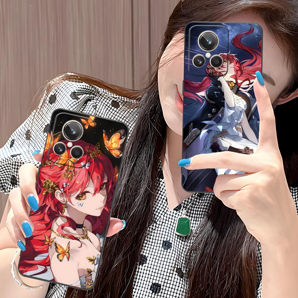 HSR Himeko Матовый ТПУ Чехол для Мобильного Телефона для Realme GT 8 Neo Pro C75 73 71 C67 65 C55 53 C35 31 C20 15 Цветная Крышка