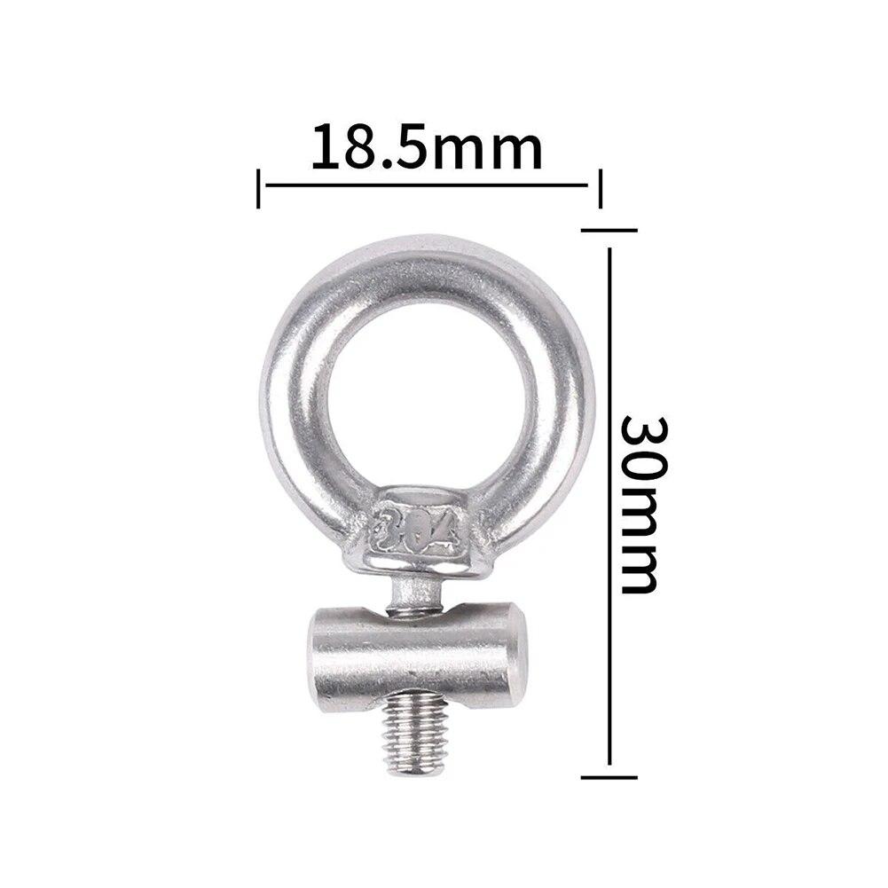 2PCS/set Awning Rail Campervan Awning Rail Stoppers 6mm Stops Hooks Stainless Steel RV Trailer Accessories Tarpaulin Stoppers