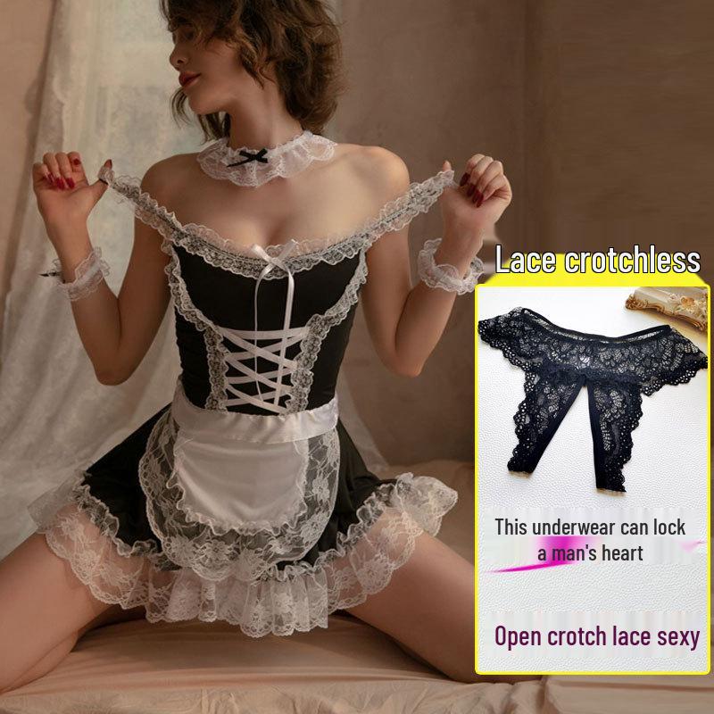 Plus Size Sexy Maid Outfit Lingerie - Non-Fading Temptation Nightwear