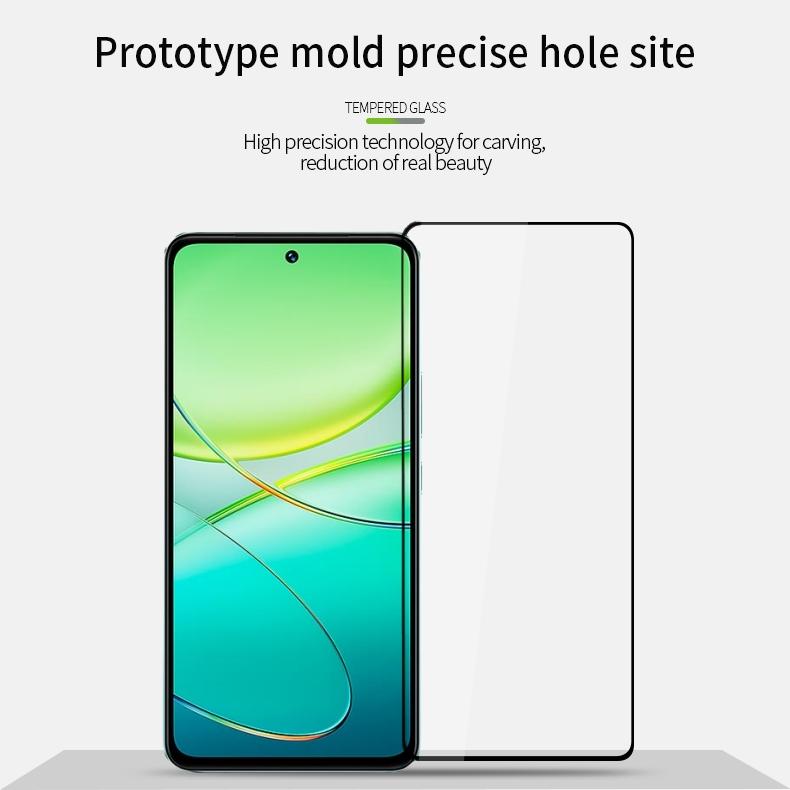 MOFI JK Series-1 for vivo T3 5G Clear Screen Protector Full Glue High Aluminum-silicon Glass Film