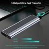 USB3.1 M.2 SSD Корпус Мобильный Кейс Поддерживает NVME SATA Type-C Сплошной Металл Внешний Жесткий Диск Корпус Ноутбука Телефона SSD