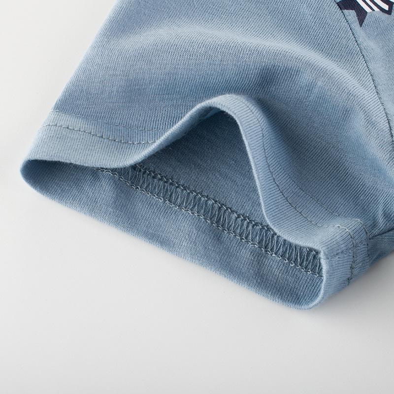 Футболка с коротким рукавом для мальчиков в корейском стиле 2025 года