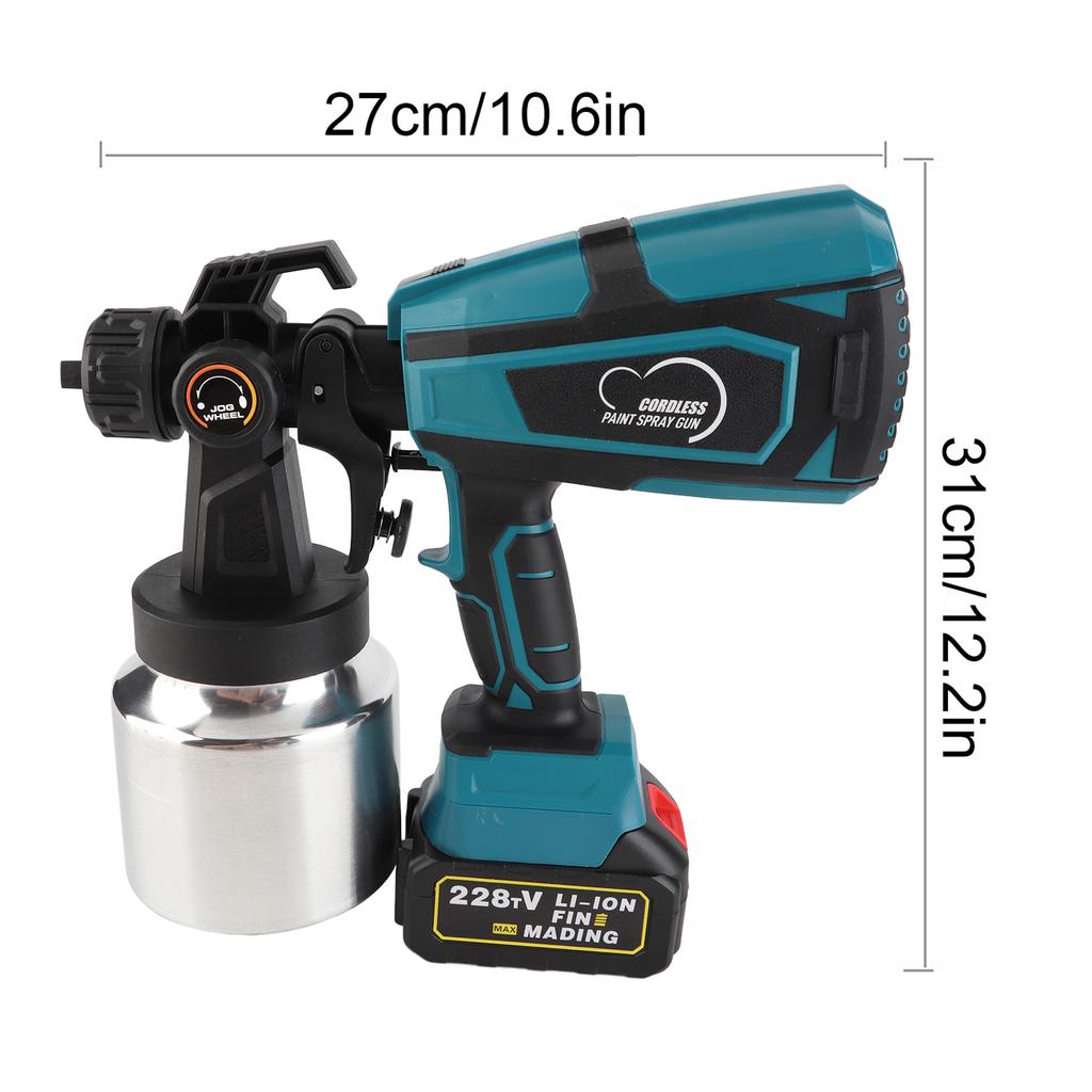 Electric Spray Gun Lithium Battery Sprayer Hand Spraying Tool
