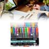 48 Color Watercolor Chalk Marker Set Student Doodle Coloring Bullet Gift Pen