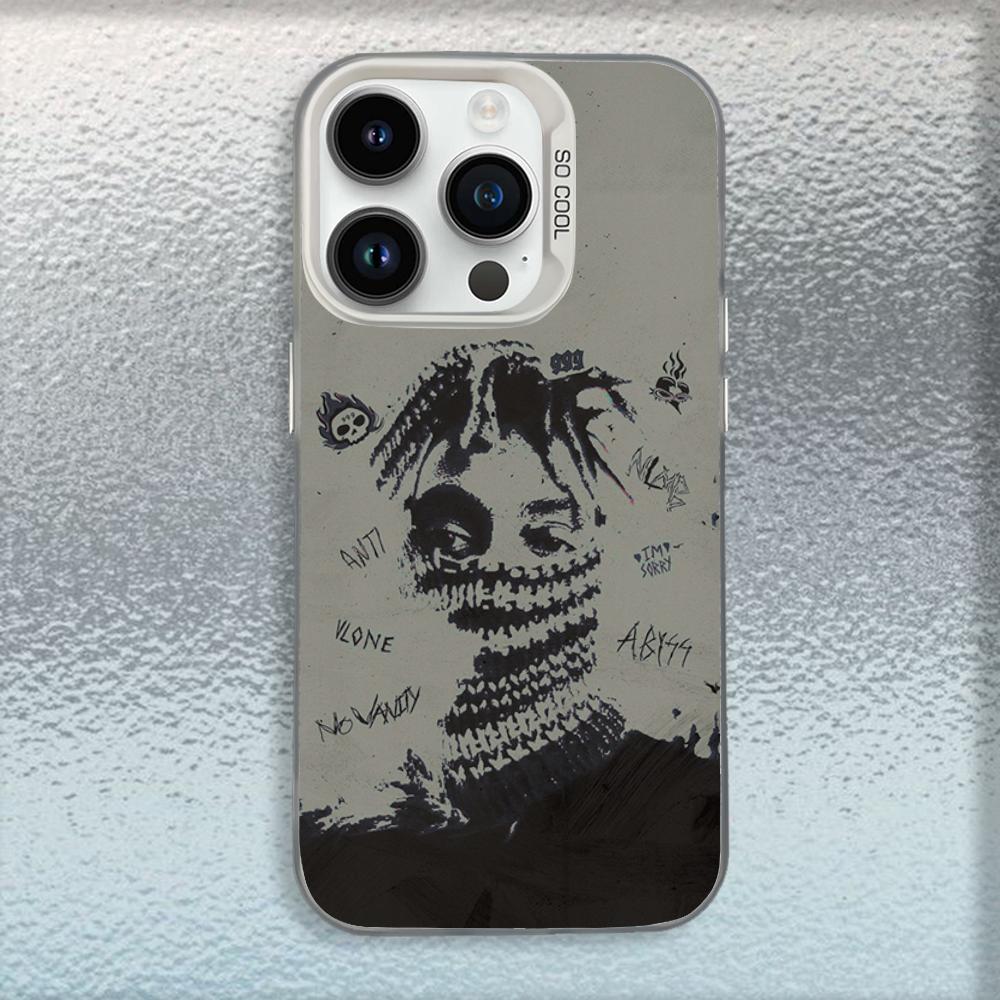 Чехол для телефона Rapper 999 J-Juice W-WRLD Для iPhone 17 Air 16 e 15 14 13 12 11 Pro Max Plus Mini SE 2020 2022 Белый Матовый Ударопрочный