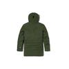 Timberland Warm Insulated Multi-Pocket Solid Color Geometric Pattern Hooded Long Down Jacket Men Outerwear Green A22UH-U31