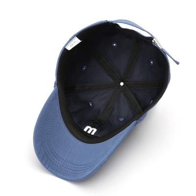 Кепка с вышивкой буквы М Универсальная хлопковая мягкая кепка с изогнутым козырьком Солнцезащитная кепка Стильная простая бейсболка