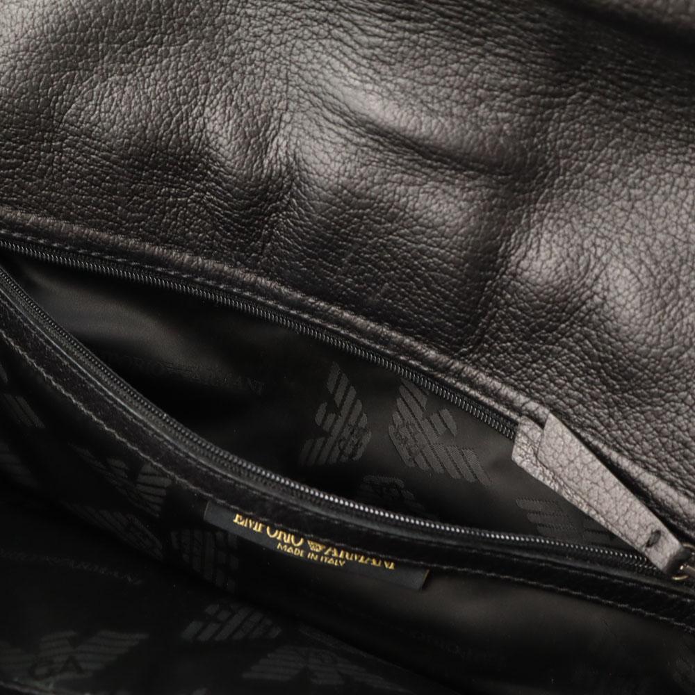 Emporio Armani Сумка-тоут с ручками через плечо Серая Мужская Б/У