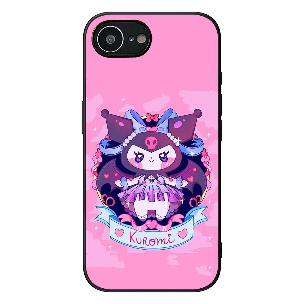 for Motorola Moto G54 G05 G24 G45 G55 G75 G85 G15 G57 G86 Power Edge 50 30 Fusion neo Pro Case Poster Kuromi Lovely Cartoon
