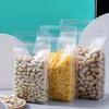 10/30PCS Sealed Ziplock Bags Clear Plastic Handle Bag Stand Up Food Packaging Pouches Resealable Candy Nuts Storage Bags