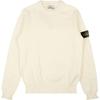 Logo Patch Crewneck Sweater Off White Men Tops Cream 7715506A2-V0099