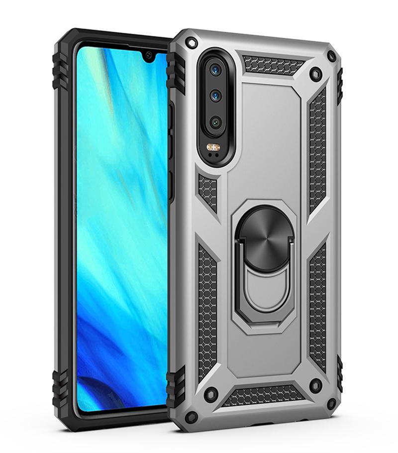 Чехол для Huawei P20 P30 Lite Pro, роскошный противоударный защитный магнитный автомобильный держатель с кольцом, чехол для телефона для Huawei NOVA 3E 4E 5i, задняя крышка