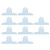 10pcs Metal   Clip Iron Large   Clip Strong Clamping Force Paper   Clips for   School Tickets Photos