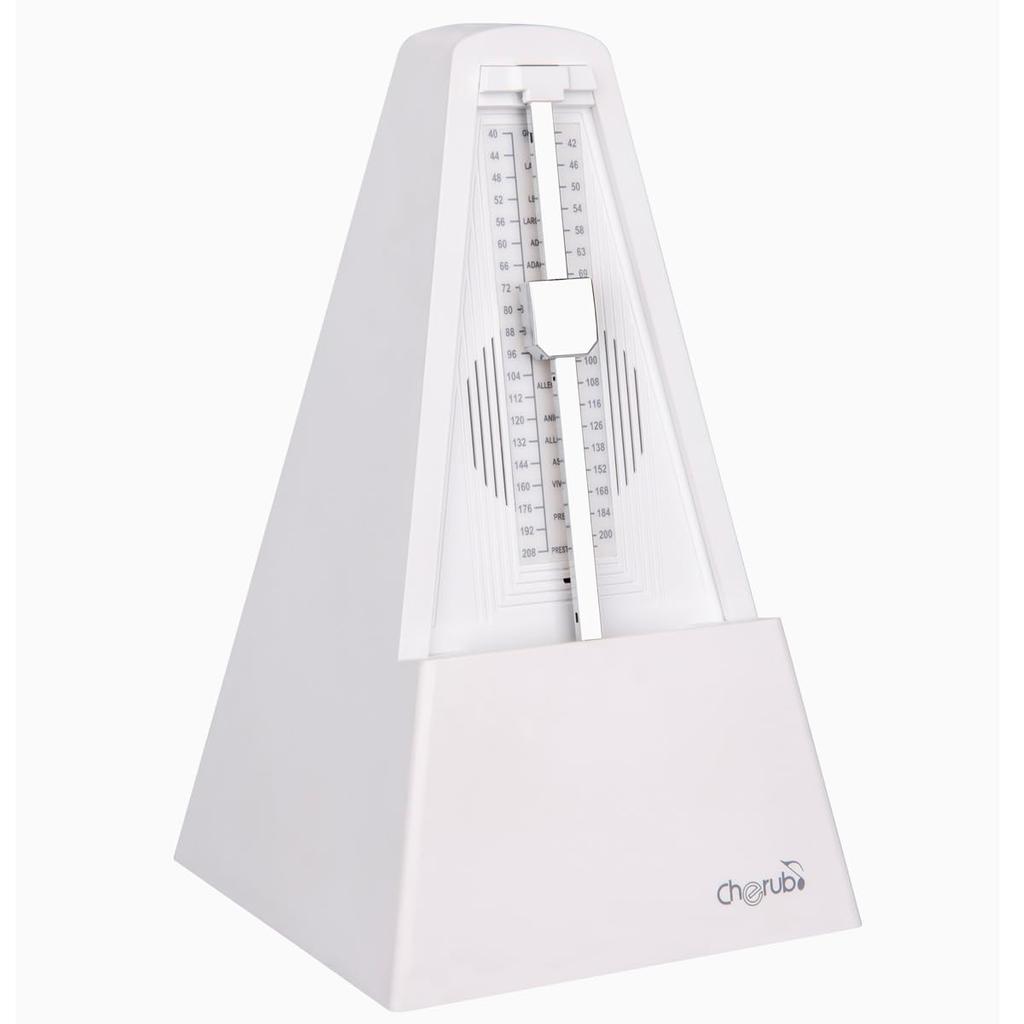 Cherub Перезаряжаемый цифровой метроном Перезаряжаемый столько раз, сколько вам нужно Зарядка через USB B Классический дизайн Простое управление 6 типов метронома