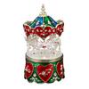 Европейская Карусель Алюминиевая Шкатулка для Украшений Декоративное Эмалированное Произведение Искусства Решение для Хранения Колец Ожерелий Серёг