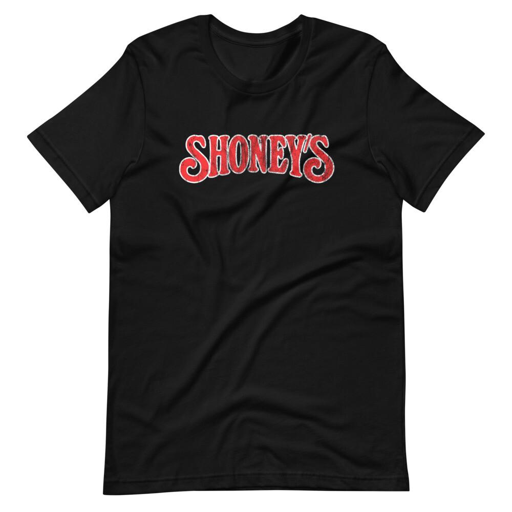 SHONEY'S Графическая футболка в винтажном стиле, унисекс, с коротким рукавом