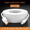 Кабель передачи данных Type C длиной 5 м с функцией мониторинга питания и кабель для зарядки камер видеонаблюдения длиной 10 м для устройств Android.