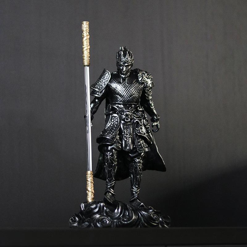 Украшение обезьяны Сунь Укуна, черный миф, победа в битве, Будда, великий мудрец, возвращение, фигурка, детская модель, дом, выставочный зал, украшение