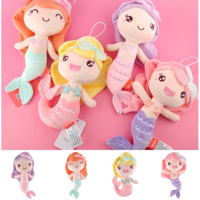 Beautiful Mermaid Princess Stuffed Animal Toy With Vibrant Colors