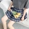Плюс размер Harajuku короткая юбка корейская клетчатая юбка женская молния с высокой талией школьная плиссированная клетчатая юбка сексуальная мини-юбка