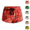 Women's Soft Stretch Flannel Short Side Pocket Drawstring Casual Pajama Pants Soft Pajama Pants