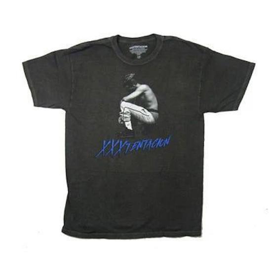 XXX Tenacion Merch Shirt - Bad Stonewash Tee T-shirt L