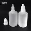 50ml Mini Empty Plastic Squeezable Liquid Dropper Eye Drops Refillable Bottle