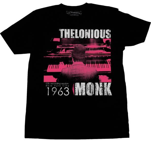 THELONIOUS MONK CBS Recording Session T SHIRT S-M-L-XL-2XL New Hi Fidelity Merch