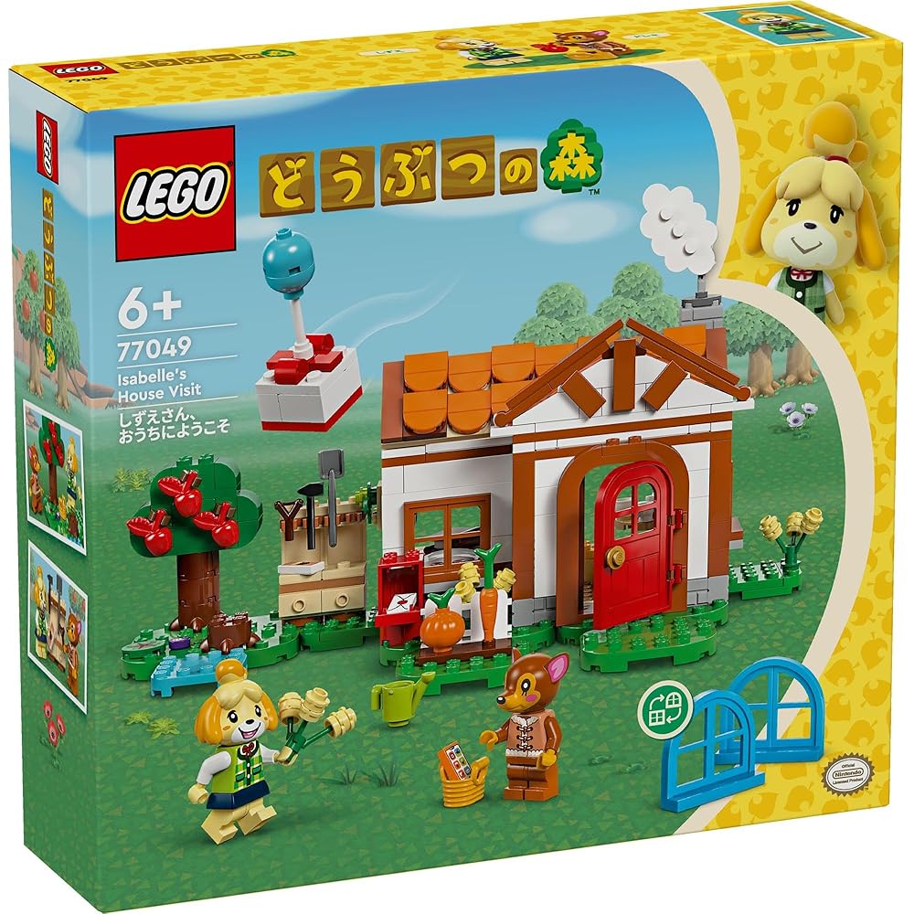 LEGO Animal Crossing Isabelle Welcome Home Building Toy Set Educational Blocks for Kids Ages 6-9 77049
